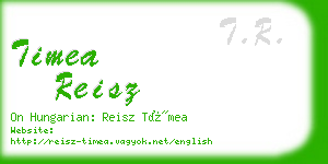 timea reisz business card